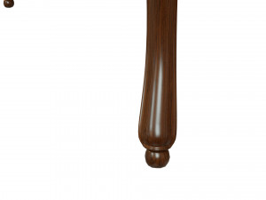 classic wood table 1800 Modelo 3D