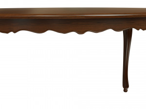 classic wood table 1800 Modelo 3D