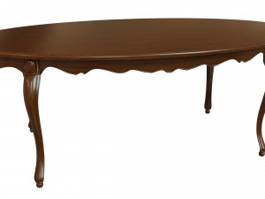 classic wood table 2100 Model 3D