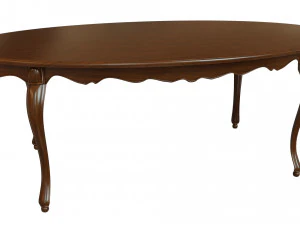 클래식 원목 테이블 2100 3D 모델