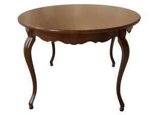 classic wood table 2100 3D 模型