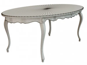 classic wood table 2100 3D Model