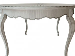 classic wood table 2100 3D Model