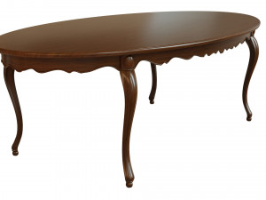 classic wood table 2400 3D Модель