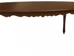 classic wood table 2400 3D Модель