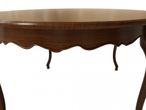 classic wood table 2400 3D Модель