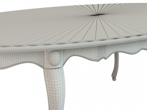 classic wood table 2400 3D Модель