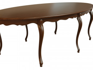 classic wood table 2700 3D Модель