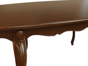 classic wood table 2700 3D Model