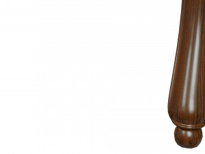 classic wood table 2700 3D Модель