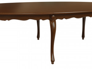 classic wood table 2700 3D Модель