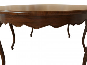 classic wood table 2700 3D Модель