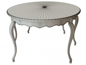 classic wood table 2700 3D Модель