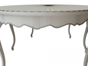 classic wood table 2700 3D Модель