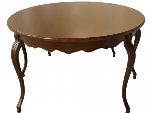 classic wood table 3000 3D Model