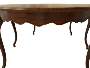 classic wood table 3000 3D Model