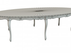 classic wood table 3000 3D-Modell