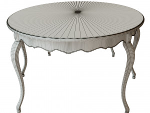 classic wood table 3000 3D-Modell