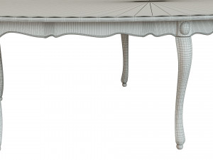 classic wood table 3000 3D-Modell