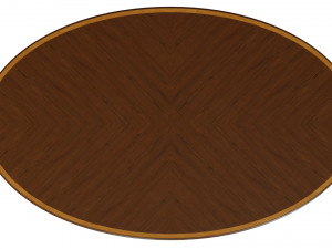 classic table with inlaid veneer 1800 Modello 3D