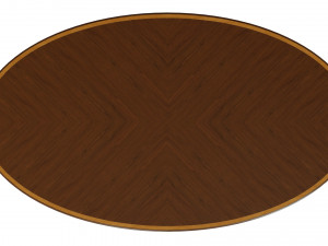 classic table with inlaid veneer 2100 Modello 3D