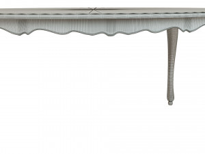 classic table with inlaid veneer 2100 Modello 3D