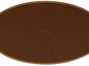 classic table with inlaid veneer 2400 3D 모델