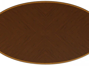 classic table with inlaid veneer 2400 3D Model