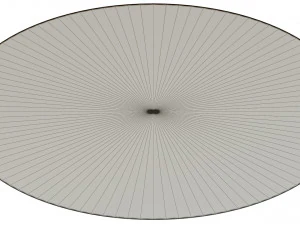 classic table with inlaid veneer 2400 3D Model