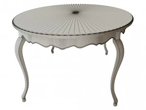 classic table with inlaid veneer 2400 3D Model