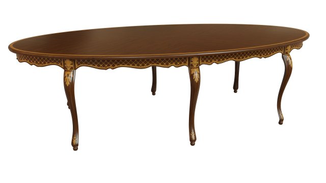 classic table with inlaid veneer 2700 3Dモデル .c4d .max .obj .3ds .fbx .stl .blend 
