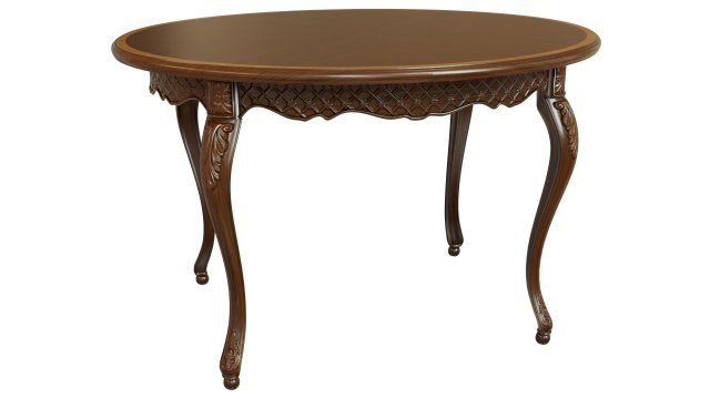 classic table with carvings 1200 Modello 3D .c4d .max .obj .3ds .fbx .stl .blend