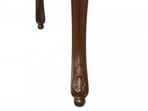 classic table with carvings 1200 Modello 3D