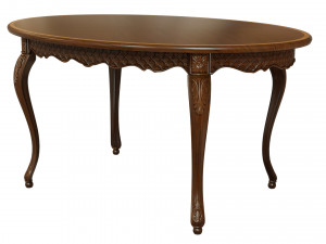 classic table with carvings 1500 3D Model