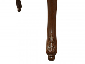 classic table with carvings 1500 3D Model