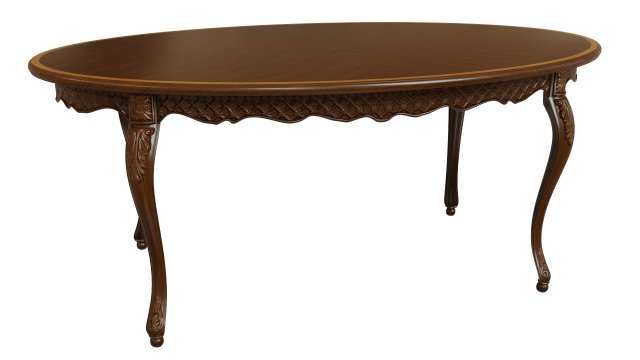 classic table with carvings 1800 Model 3D .c4d .max .obj .3ds .fbx .stl .blend 