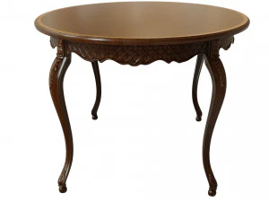classic table with carvings 1800 3D Model
