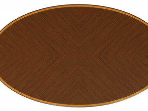 classic table with carvings 2100 3D Model