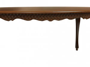 classic table with carvings 2100 3D Model