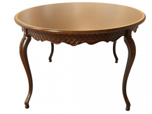 classic table with carvings 2400 Modèle 3D