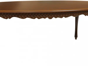 classic table with carvings 2400 3D Model