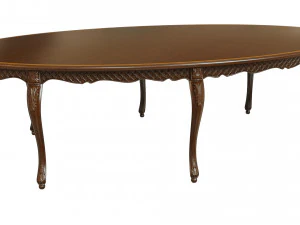 klassischer Tisch mit Schnitzereien 2700 3D Modell