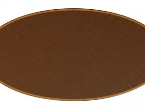 classic table with carvings 2700 3D मॉडल
