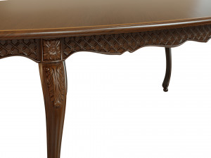 classic table with carvings 2700 3D मॉडल