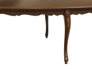 classic table with carvings 2700 3D मॉडल