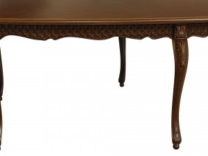 classic table with carvings 3000 3D Model