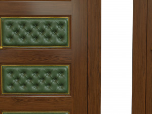 classic wooden door 02 3D Model