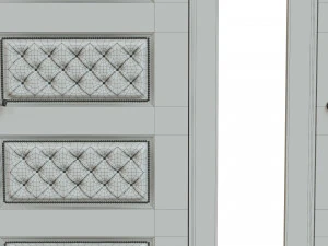 classic wooden door 02 3D Model
