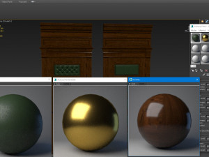 classic wooden door 02 3D Model