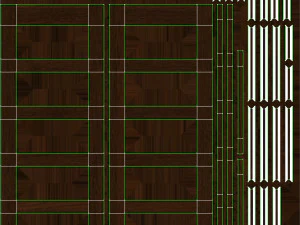 classic wooden door 02 3D Model